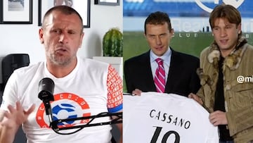 Hoy en día es impensable: Cassano desvela un secreto con Butragueño en su presentación con el Real Madrid en el Bernabéu