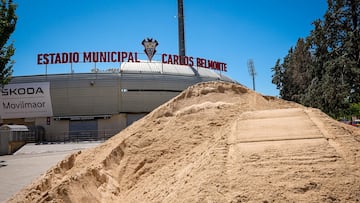 Aspecto actual de los exteriores del Carlos Belmonte.