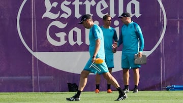 Valladolid 11/7/2025. entrenamiento del Real Valladolid a puerta abierta, con la presencia del técnico Guillermo Almada. Photogenic/Miguel Ángel Santos