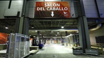 Hoy ha comenzado la adecuación de los pabellones de IFEMA.