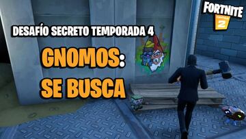 Desafío secreto de Fortnite: ¿dónde está el gnomo de Se busca?