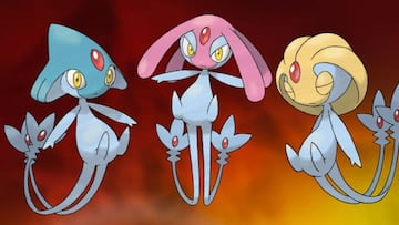 Azelf, Mesprit y Uxie