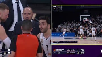 Arde el Madrid: los árbitros anulan la canasta ganadora de Campazzo