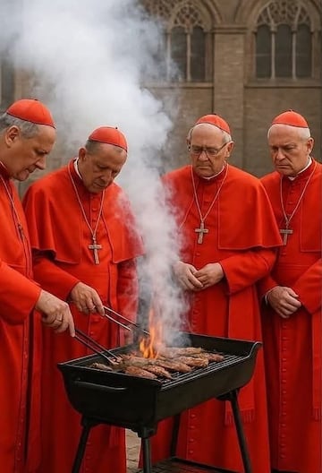 De la fumata arcoíris al cara de Papa: los mejores memes del Cónclave