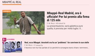 Impacto mundial por Mbappé