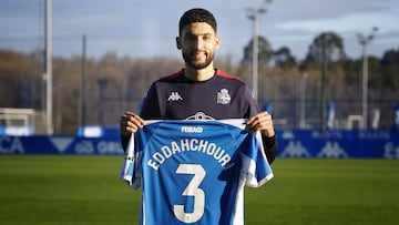 Deportivo de La Coruña.Presentación Eddahchouri