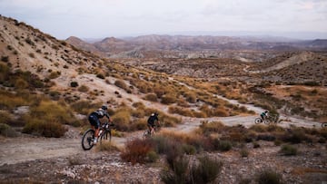 Paisaje de una etapa correspondiente a la Titan Desert 2022.