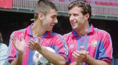 En una sincera entrevista con la revista masculina de El País, el exfutbolista portugués desmintió uno de los rumores que le acompañaban desde la época en la que compartió vestuario con Pep Guardiola en el FC Barcelona: la supuesta relación romántica que habrían mantenido ambos. Figo negó rotundamente esta suposición, aunque calificó al entrenador como un "gran amigo" y "una persona que me ayudó mucho".