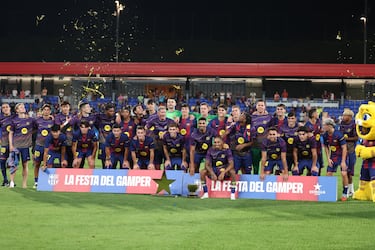 El Barcelona se llevó el Joan Gamper de este año ante el Como.