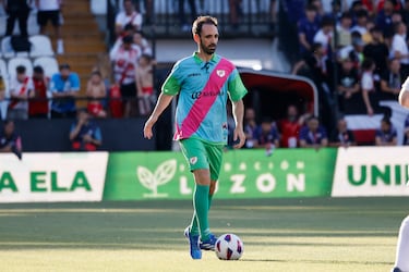 Juanfran en un momento del partido.