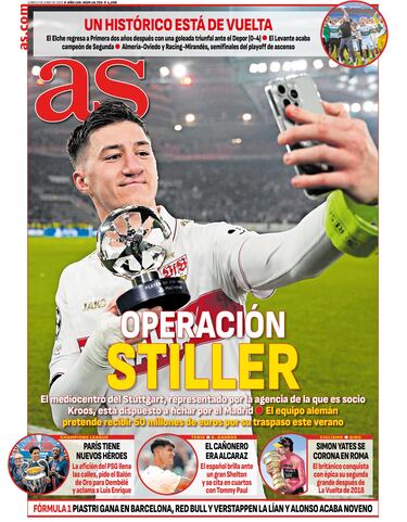Las portadas de AS de junio