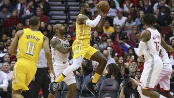 Los Lakers impresionan y dejan muy tocados a unos tristes Rockets