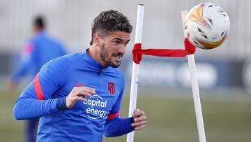 De Paul, en el entrenamiento del Atlético