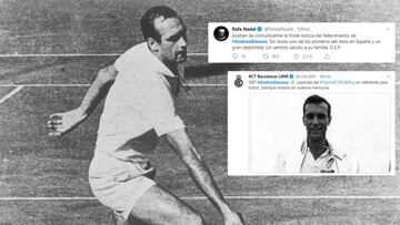 El tenis llora la muerte de Gimeno: "Uno de los pioneros"