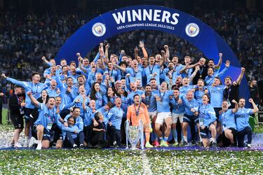 El equipo de fútbol británico fundado en 1880 llega a la cuarta plaza de búsquedas mundiales en Google en 2023 impulsado por la consecución de su primera Champions League. Las regiones donde más han buscado al equipo dirigido por Pep Guardiola son Uganda, Sudán del Sur y Somalia. 