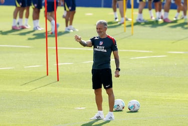 Nelson Vivas durante el entrenamiento. 

 