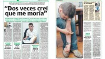 Extracto del reportaje con la confesión de Jesús Manzano publicado en el Diario AS del 24 de marzo de 2004.