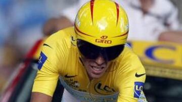 <strong>SUPERMAN.</strong> Alberto Contador reinó en la crono.