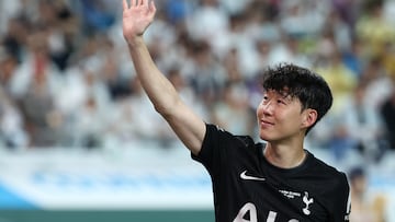 El delantero surcoreano de 33 años de edad, Heung-Min Son, se convertirá en el fichaje más caro en la historia de la MLS con su llegada a LAFC. EFE/EPA/YONHAP SOUTH KOREA OUT