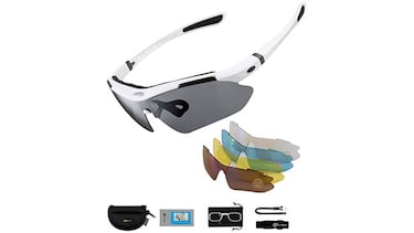 Tenemos unas gafas de ciclismo superventas con cinco lentes para todos los climas