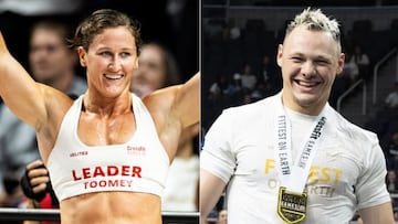 Tia-Clair Toomey y Jayson Hopper (Fuente: CrossFit Games)