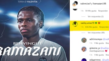 El guiño de Sadiq a Ramazani