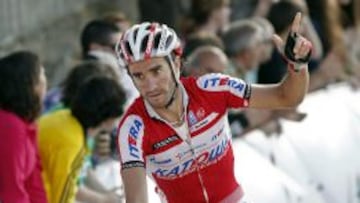 Dani Moreno, último ganador español del GP Indurain (2012).