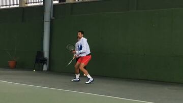 Novak Djokovic, uno más en las pistas de Torremolinos