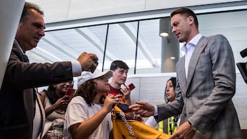 El serbio Nemanja Matic, a su llegada a la Roma.