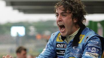 Alonso campeón del mundo en 2005.