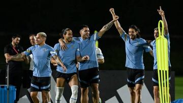 Cáceres, Maxi Gómez y Cavani