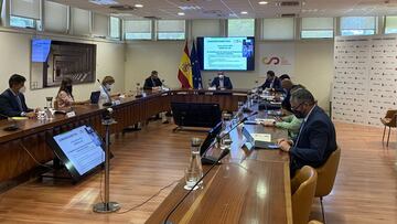 La Comisión delegada del CSD que dio la profesionalización al fútbol femenino.