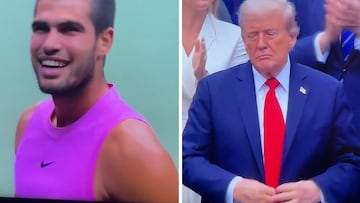 La reacción de Donald Trump tras la victoria de Alcaraz que es lo más viral en redes