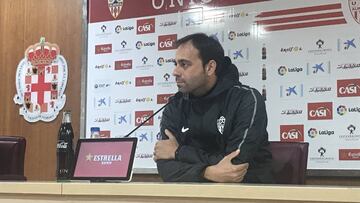 Fran Fernández durante una conferencia de prensa.