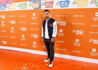 David Álvarez a su llegada a LOS40 Primavera Pop.