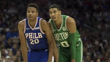 Markelle Fultz y Jayson Tatum, números 1 y 3 del draft 2017.