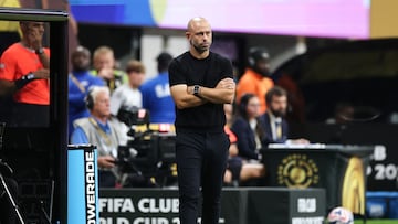 Javier Mascherano, entrenador de Inter Miami, lamenta la derrota frente al PSG en octavos de final del Mundial de Clubes.