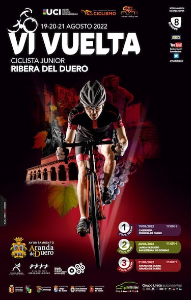 Tres etapas para La Vuelta Júnior a la Ribera de Duero