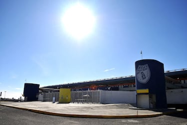 Vista general del estadio Hidalgo, sede del club de fútbol Pachuca.