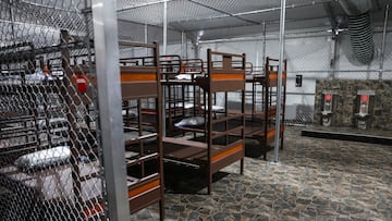 Instalaciones del centro de detención del ICE conocido como Alligator Alcatraz.
