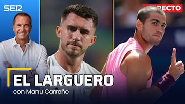 El Larguero, en directo: FIFA tumba la inscripción de Laporte y Alcaraz está en semis del US Open