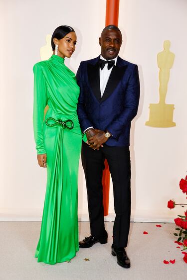 Idris Elba y su mujer Sabrina Elba.