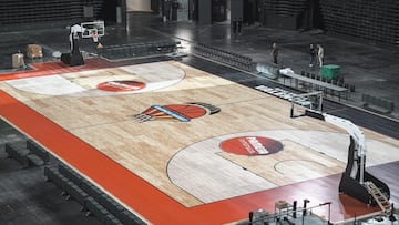 El Roig Arena ya es una cancha de baloncesto