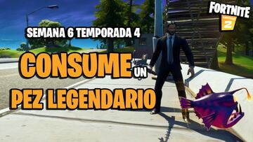 ¿Dónde están los peces legendarios en Fortnite Temporada 4?