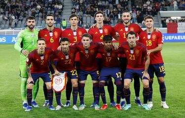 Equipo inicial de España.
