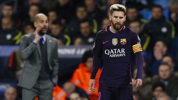 Messi y Guardiola, en una imagen de archivo.