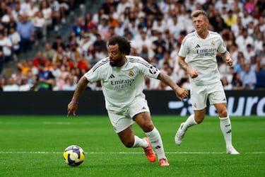 Marcelo durante el partido benéfico de leyendas XII Corazón Classic Match Real Madrid-Borussia Dortmund.