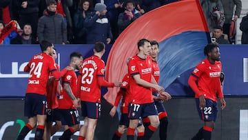 Partido de Osasuna en El Sadar la pasada temporada.