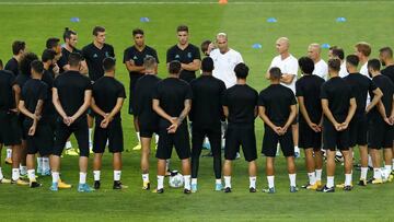 La plantilla del Real Madrid.