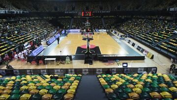 Miribilla, en el partido de Champions